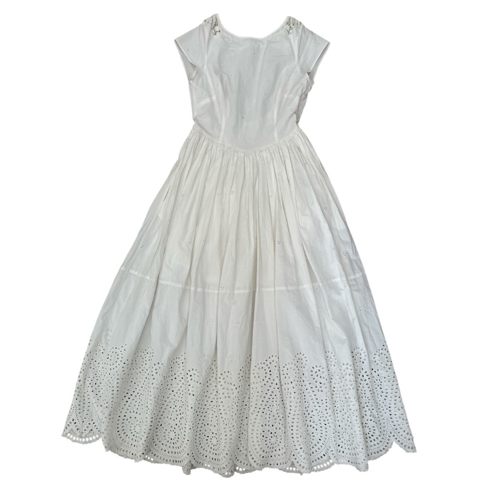 Free People Laine Midi Dress Ivory NWOT Size XS - Picture 6 of 14
